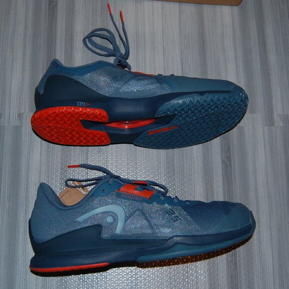 Head Sprint Pro 3.5 Bluestone Orange Tennis Shoes Men's Size 11 New in Box - Picture 1 of 16
